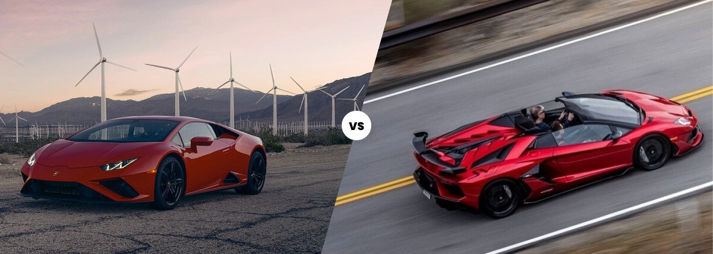 Lamborghini Huracan vs. Aventador